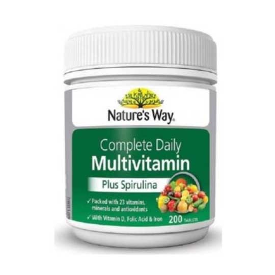 Nature’s Way Complete Daily Multivitamin with Spirulina